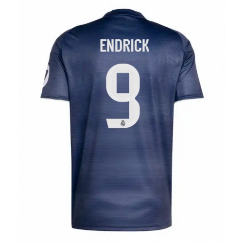 Lacne Muži Futbalové dres Real Madrid Endrick #9 2025-26 Krátky Rukáv - Preč